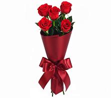 Букет 5 Красных роз Эдлесс Лав #REPLACE_PRED# Мирном Республика Крым