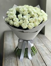 Букет 35 Белых роз в Мирном Республика Крым