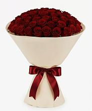 Букет 101 Бордовая роза Блэк Бакарра #REPLACE_PRED# Мирном Республика Крым
