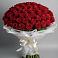 Букет 101 Красная роза Блэк Мэджик в Мирном Республика Крым