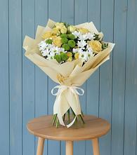 Букет цветов из:  Хризантемы и Розы #REPLACE_PRED# Мирном Республика Крым