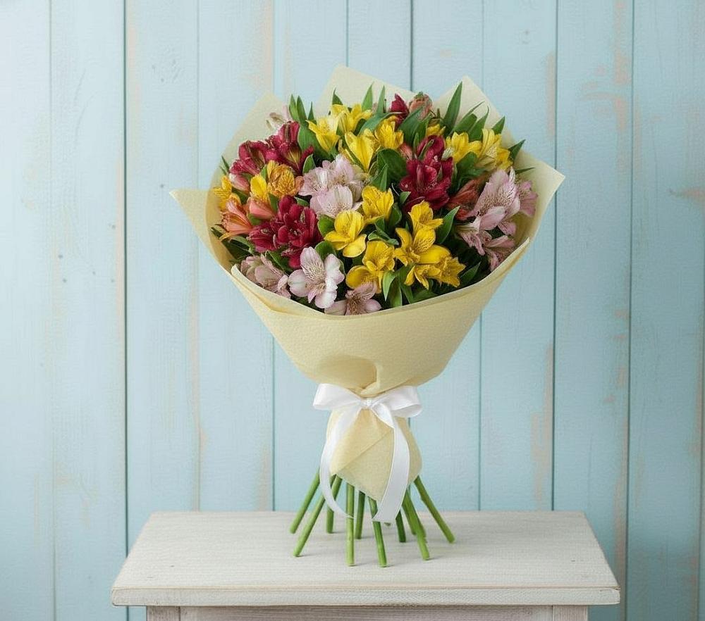 Букет цветов из: Альстромерии в Мирном Республика Крым