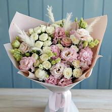 Букет цветов из:  Альстромерии и Розы в Мирном Республика Крым
